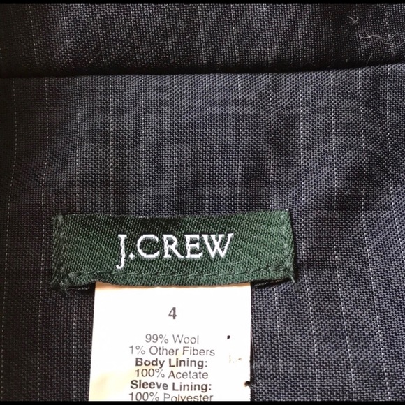 J. Crew Black/Navy Blazer - Picture 3 of 3